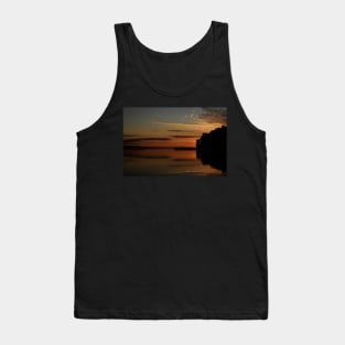 Sunrise over lake. Tank Top